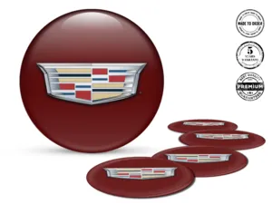 Cadillac Decalcomania Cerchio Edizione Emblemi Ruota Pro